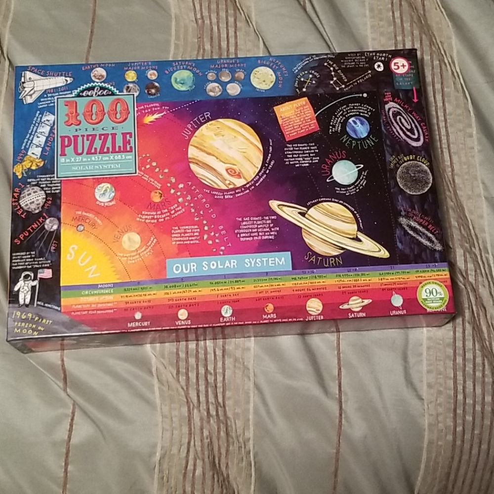 NIB! 100 Piece solar system puzzle